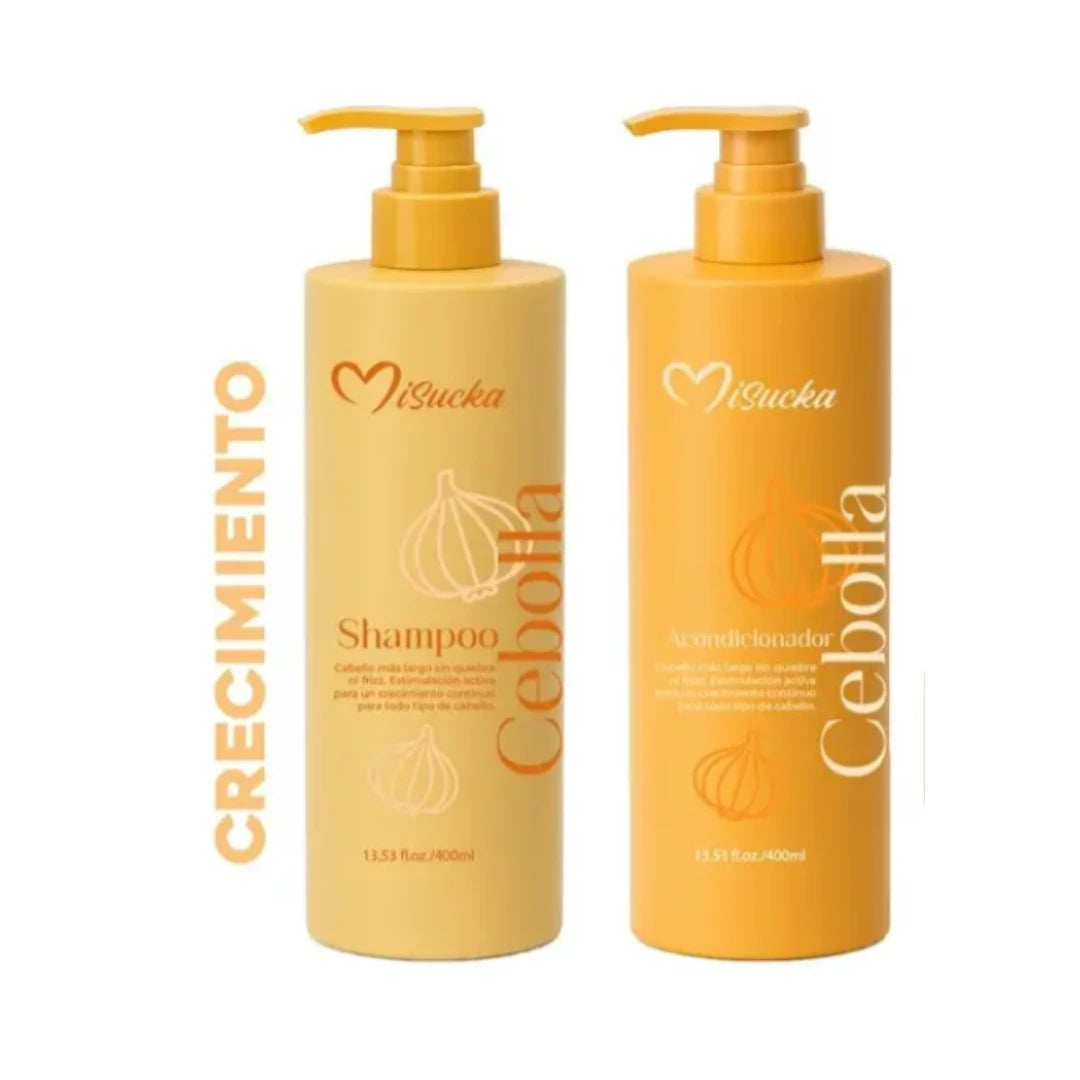 Pack de Shampo y Acondicionador Cebolla 400 Ml Misucka
