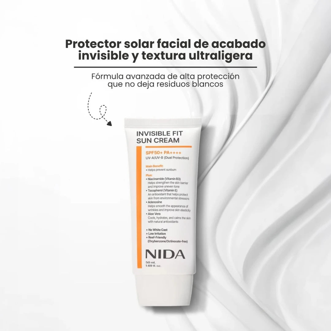 NIDA Bloqueador Invisible SUN Cream