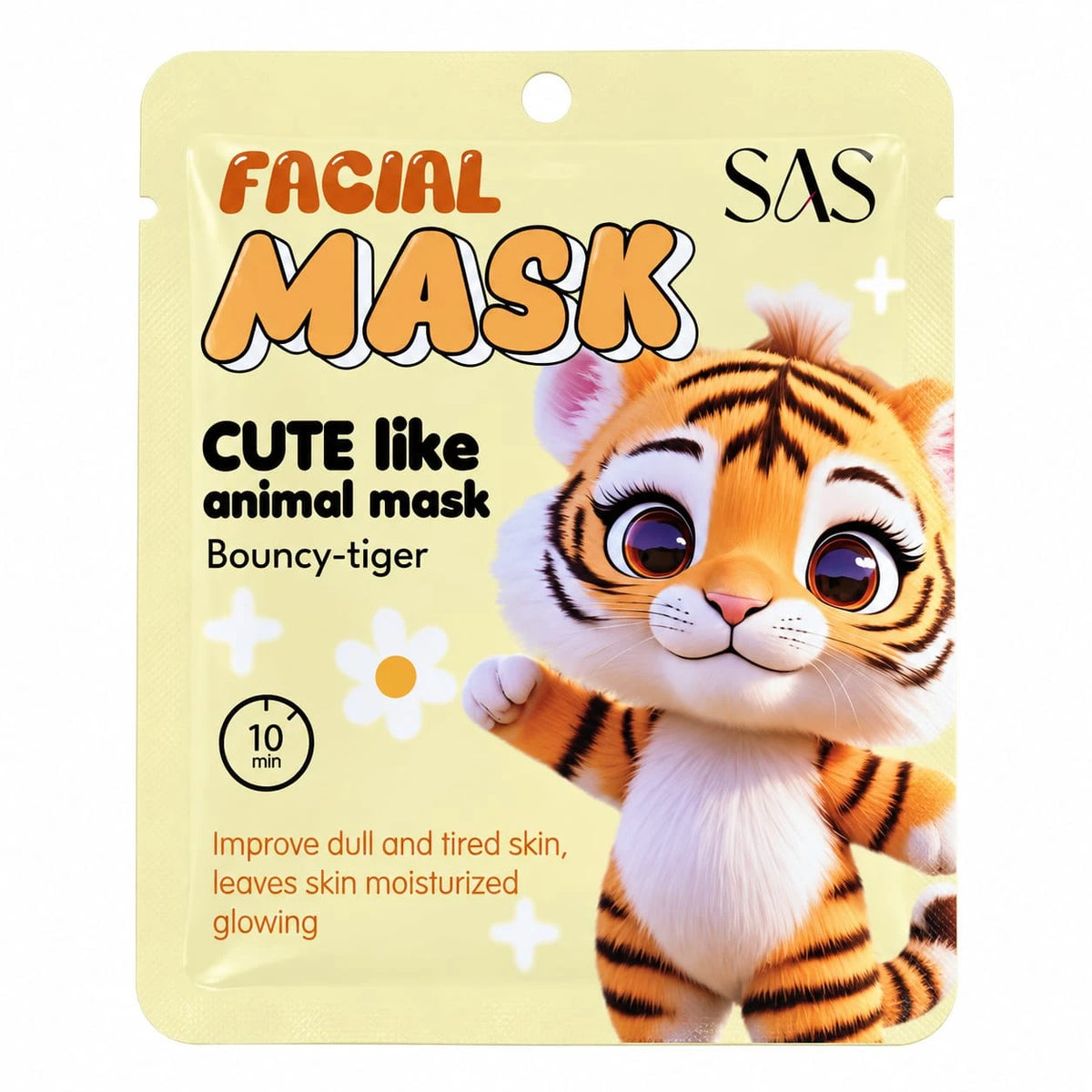 SAS Mascarilla Facial Animal Tiger