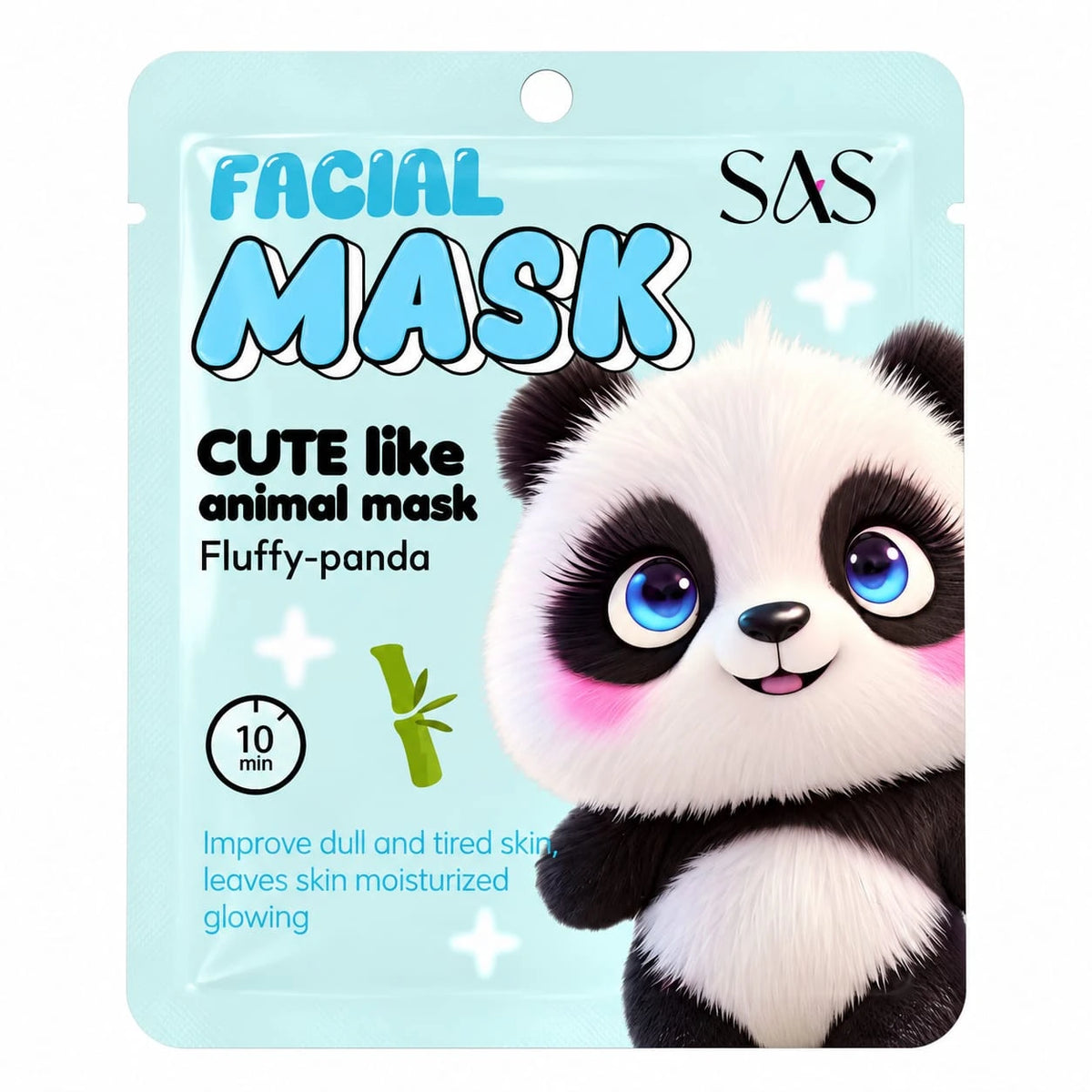 SAS Mascarilla Facial Animal Panda