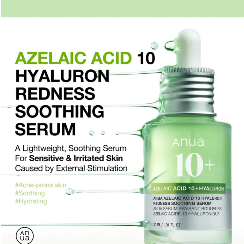 Anua Azelaic Acid 10 Hyaluron Redness Soothing Serum