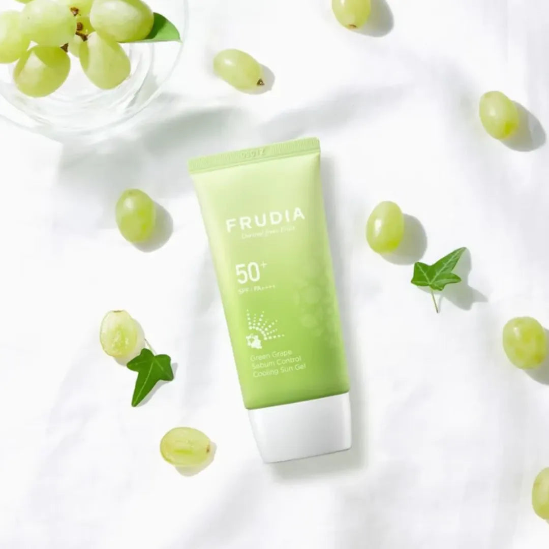 Frudia Green Grape Sebum Control Sun Gel SPF50+/ PA++++