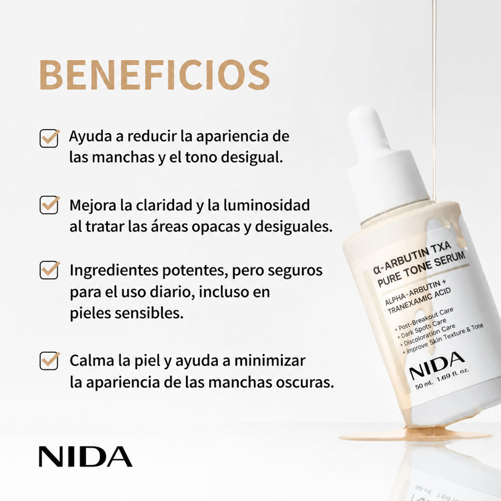 NIDA Alpha-Arbutin TXA Pure Tone Serum 50 ml